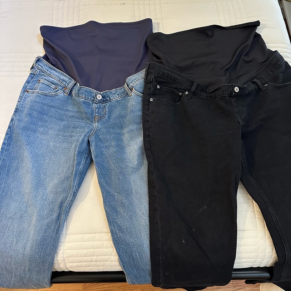Abercrombie & Fitch maternity 90s ankle jeans